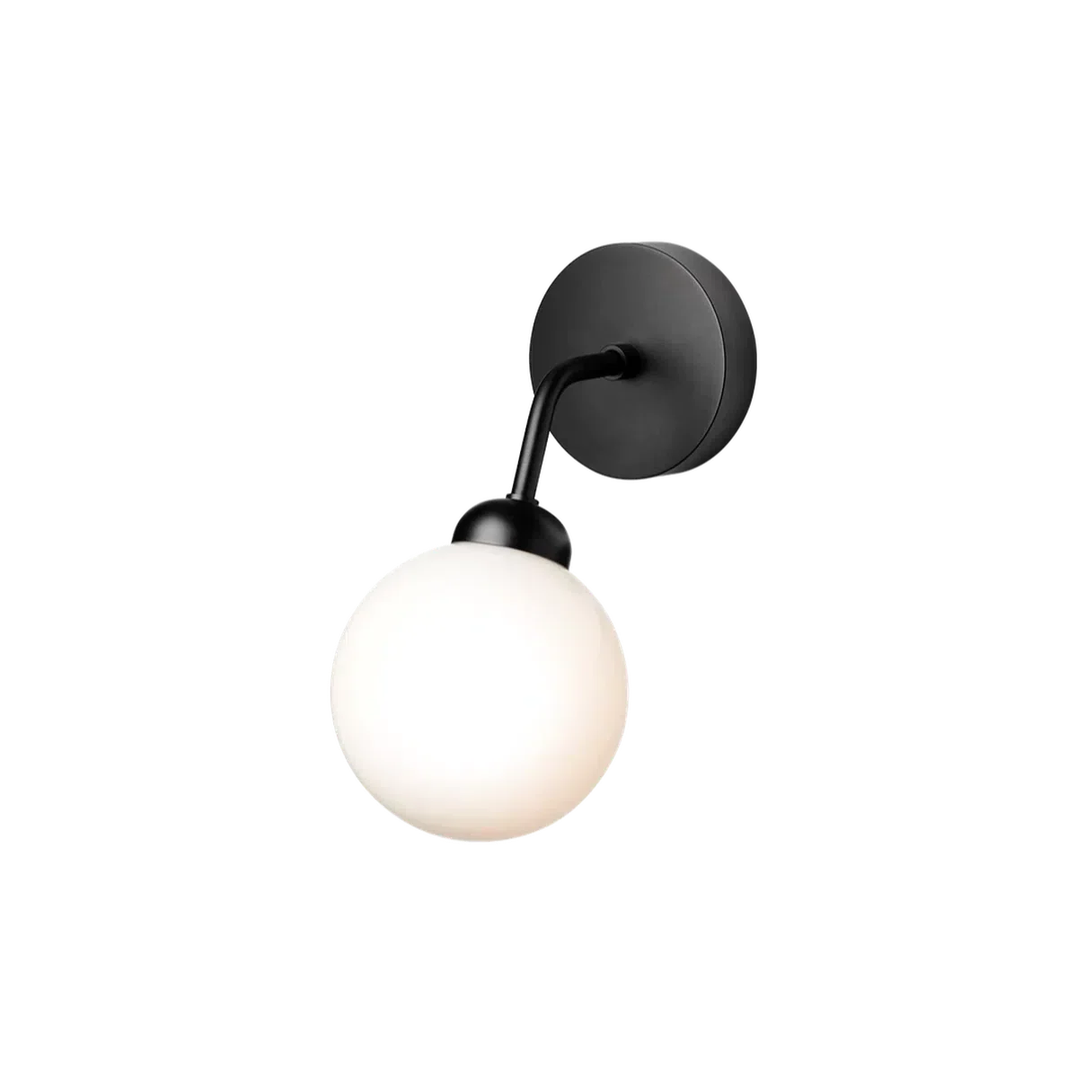Nuura Apiales vegglampe - svart/Opal