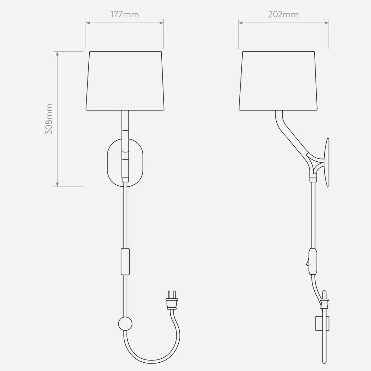 Arbor vegglampe