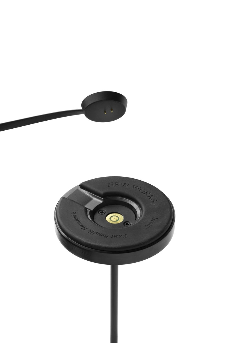 Brolly bærbar bordlampe - Svart