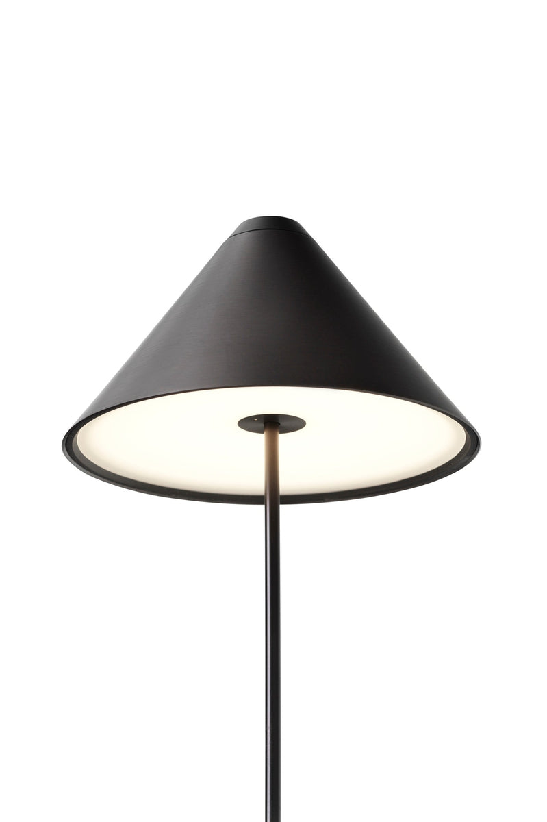Brolly bærbar bordlampe - Svart