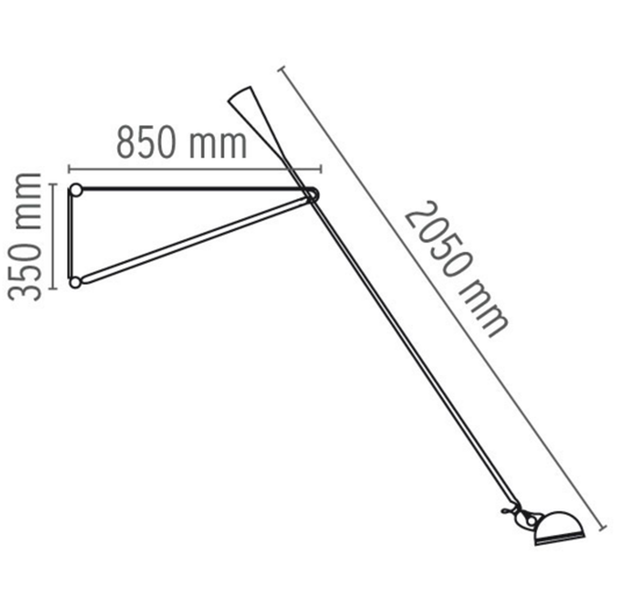 Flos 265 vegglampe
