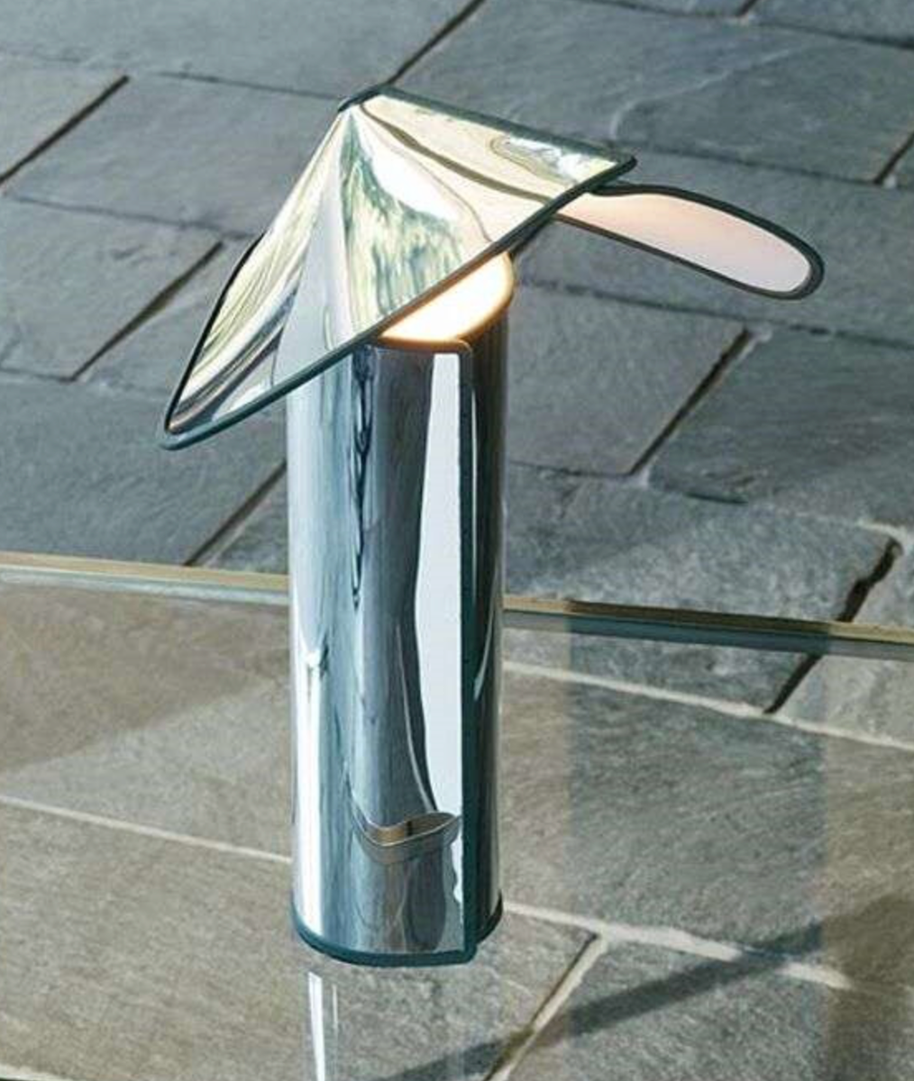Flos Chiara Bordlampe - Aluminium/Antrasitt – Utstillingsmodell