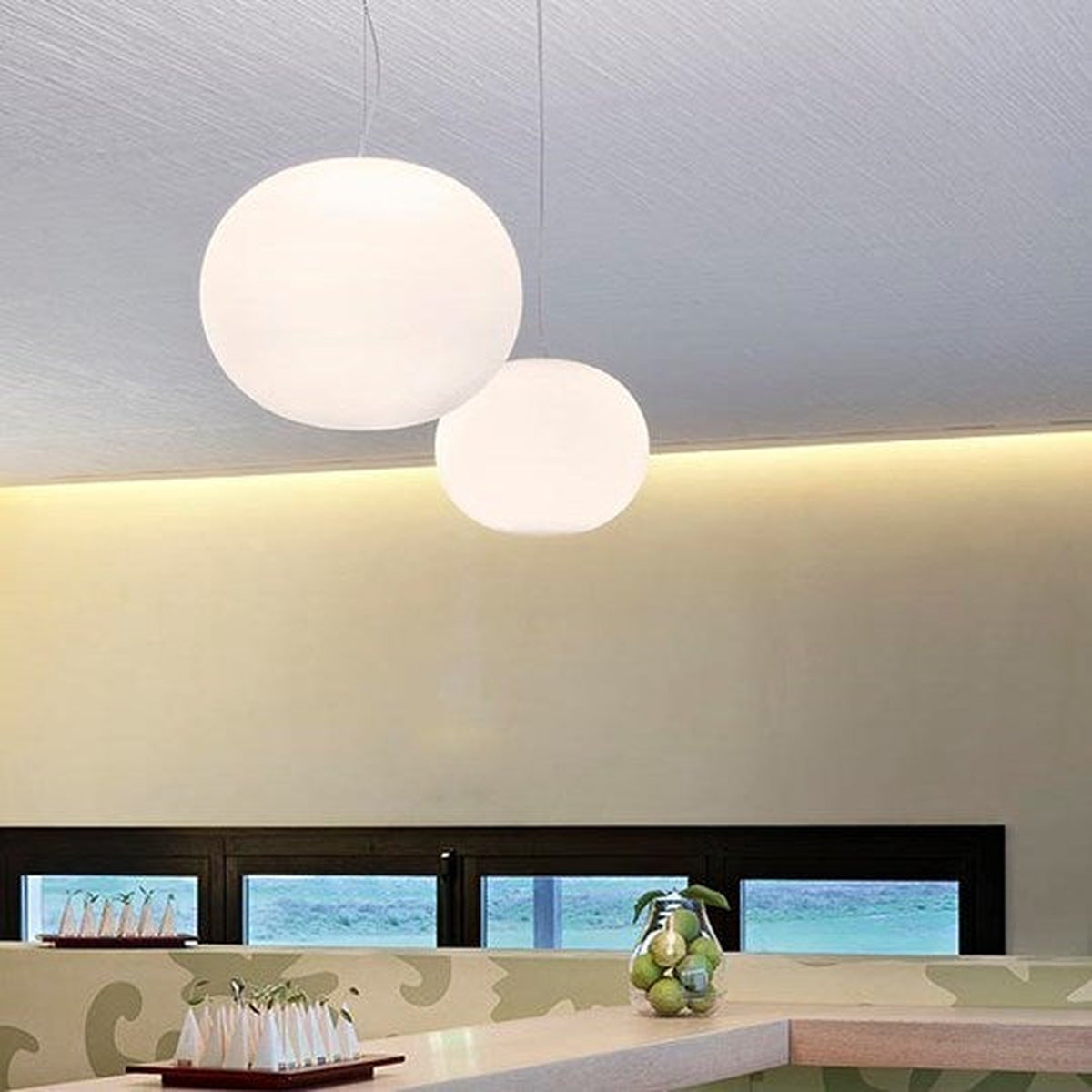 Flos Glo-Ball S1 taklampe - 33cm