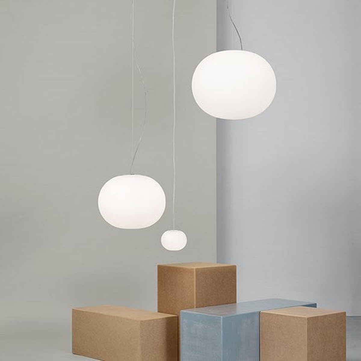Flos Glo-Ball S2 taklampe - 45cm – Utstillingsmodell