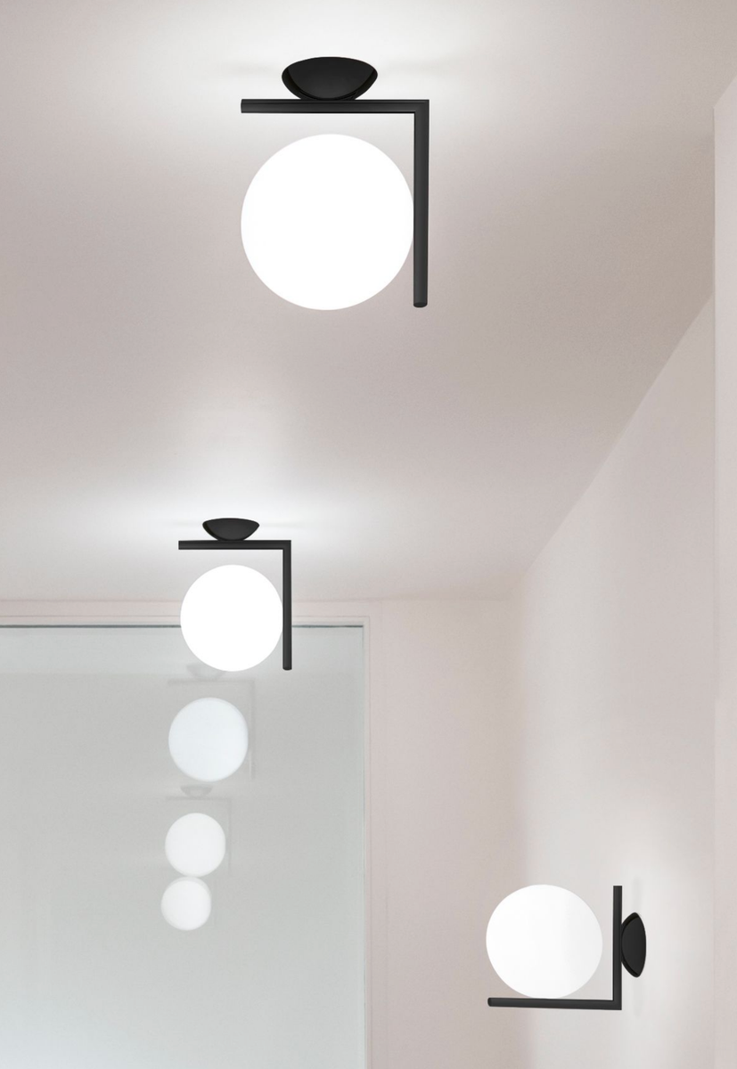 Flos IC Lights C/W1 - vegg / taklampe