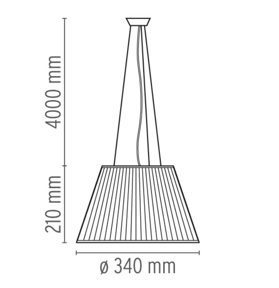 Flos Romeo Moon S1 taklampe