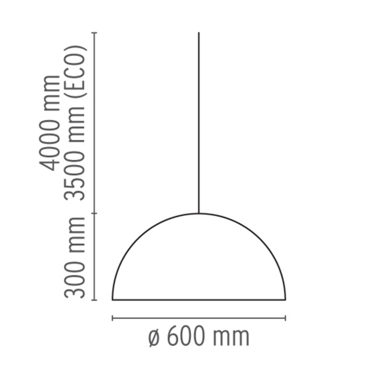 Flos Skygarden takpendel 60 cm