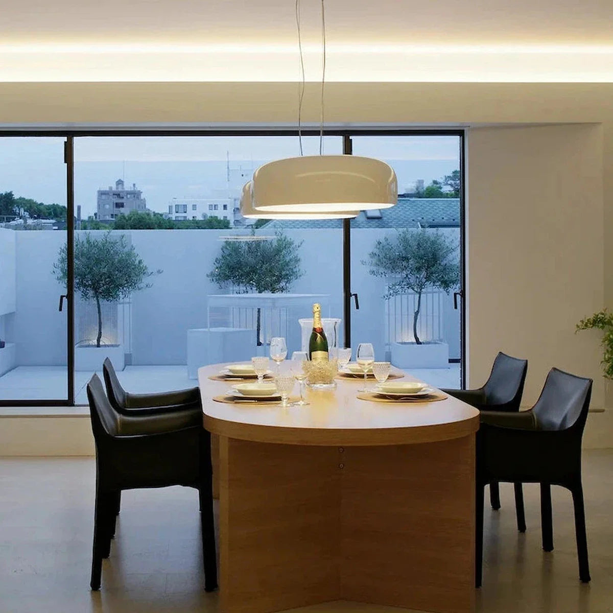 Flos Smithfield taklampe - hvit