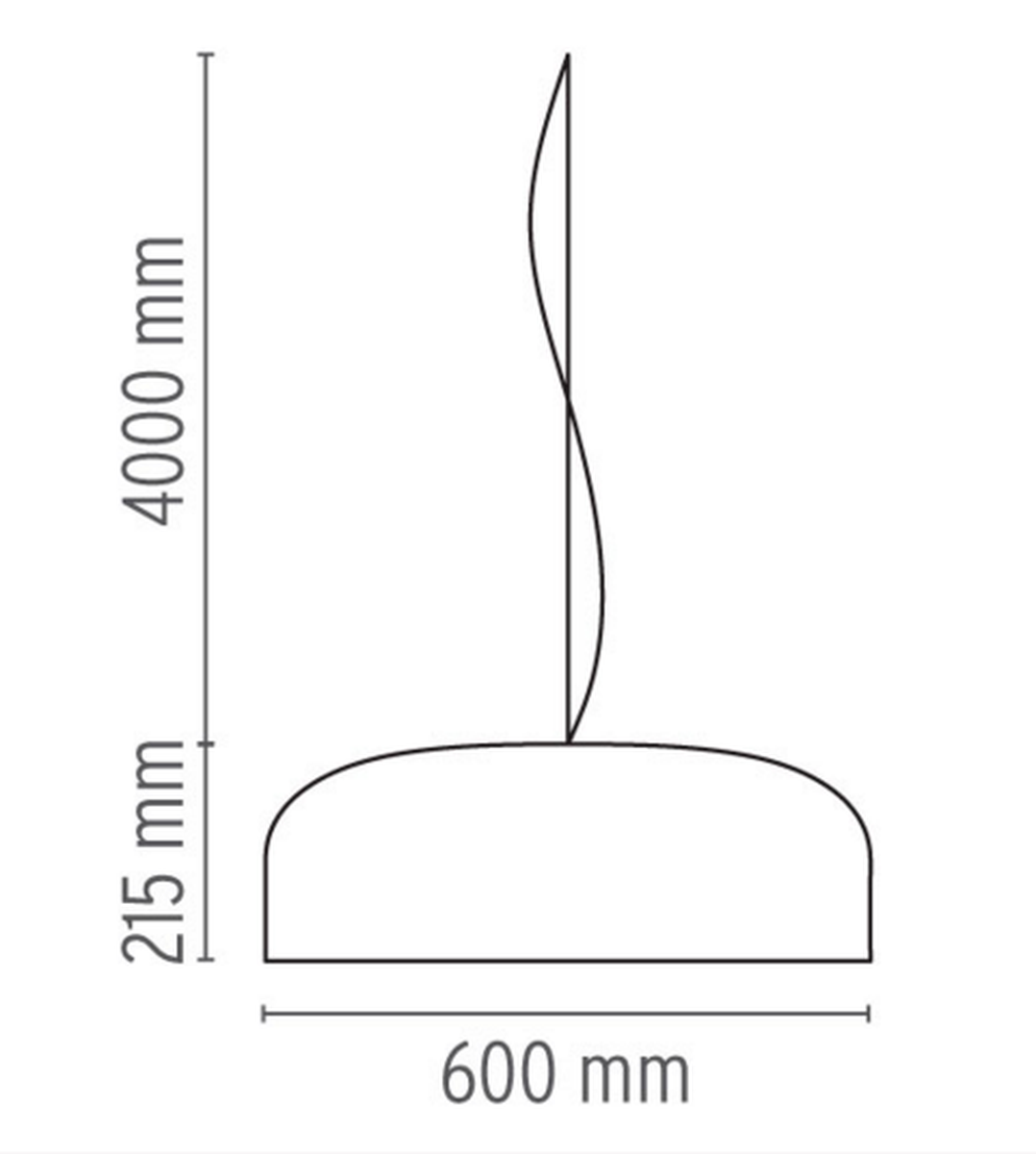Flos Smithfield taklampe - hvit