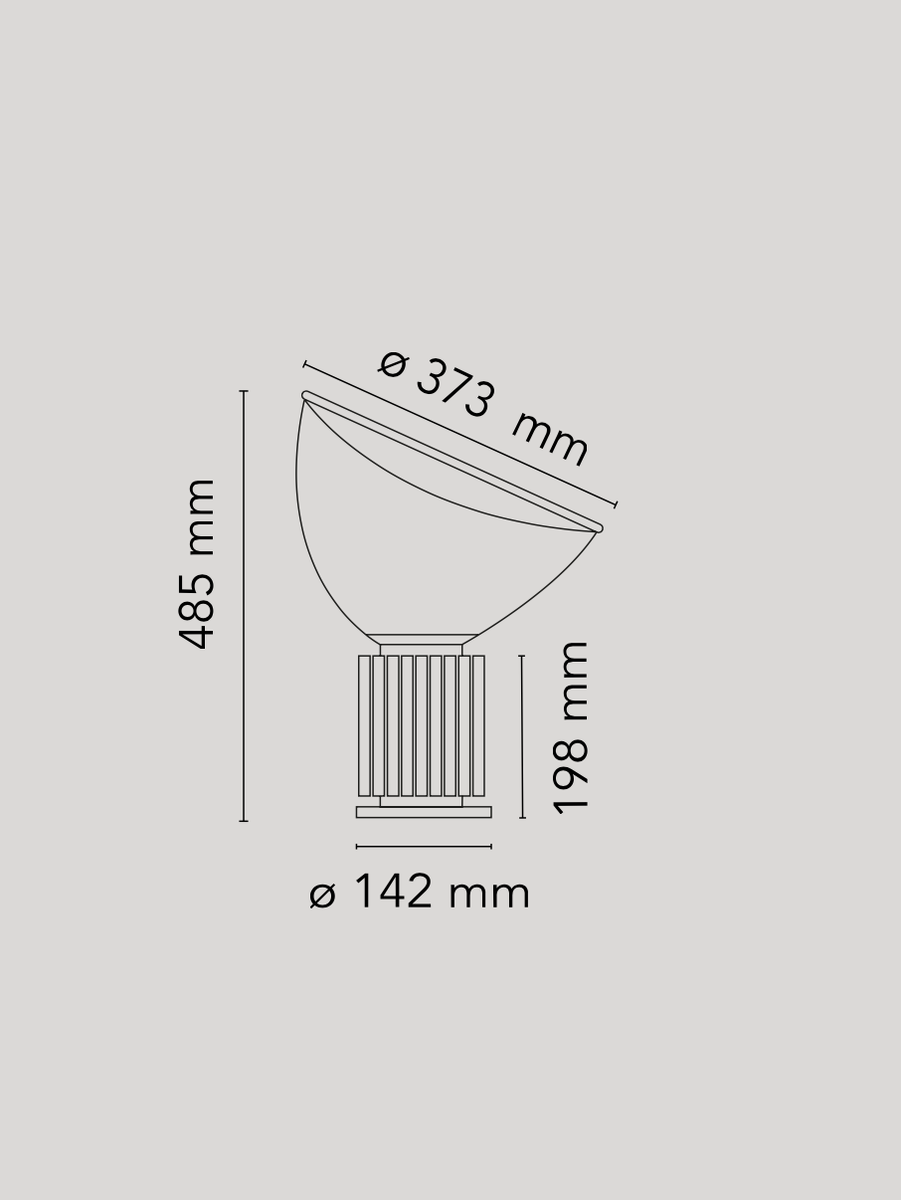 Flos Taccia Small bordlampe