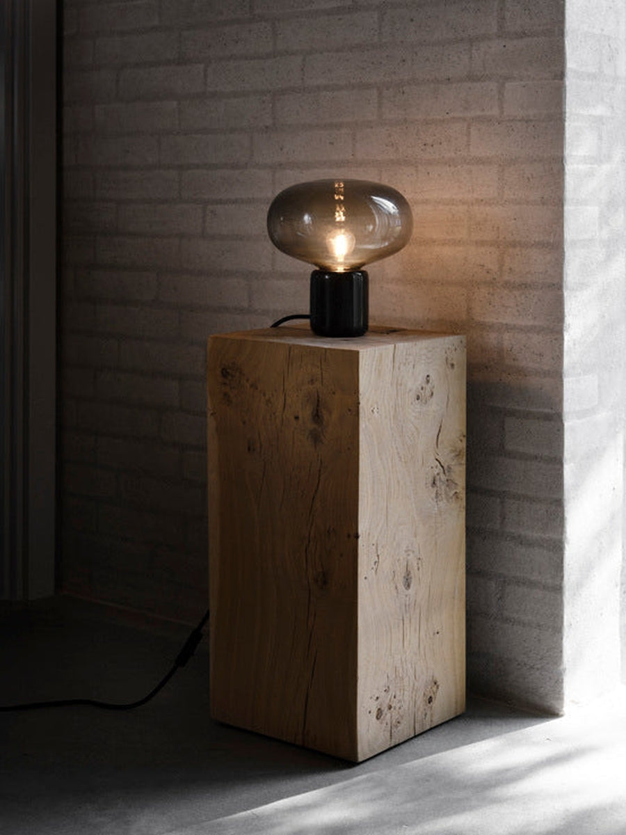 Karl-Johan Bordlampe - Smoked Glass og Marmor