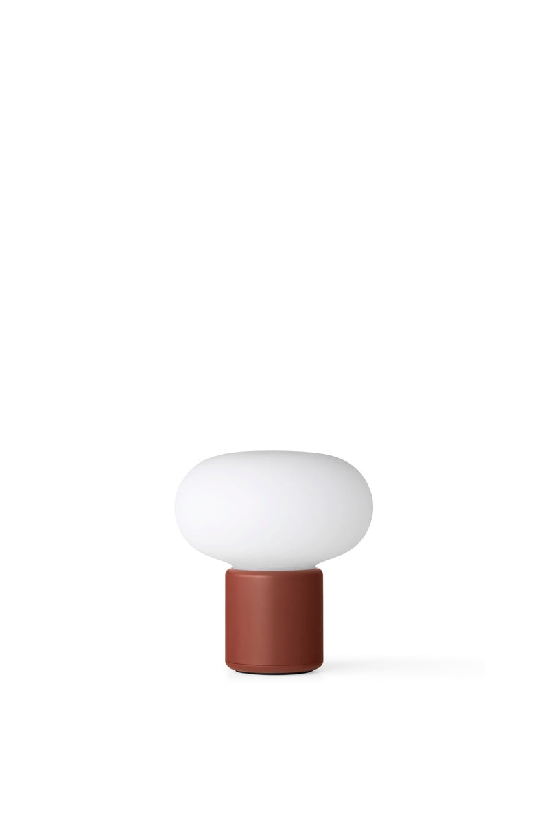 Karl-Johan bærbar bordlampe - Rød