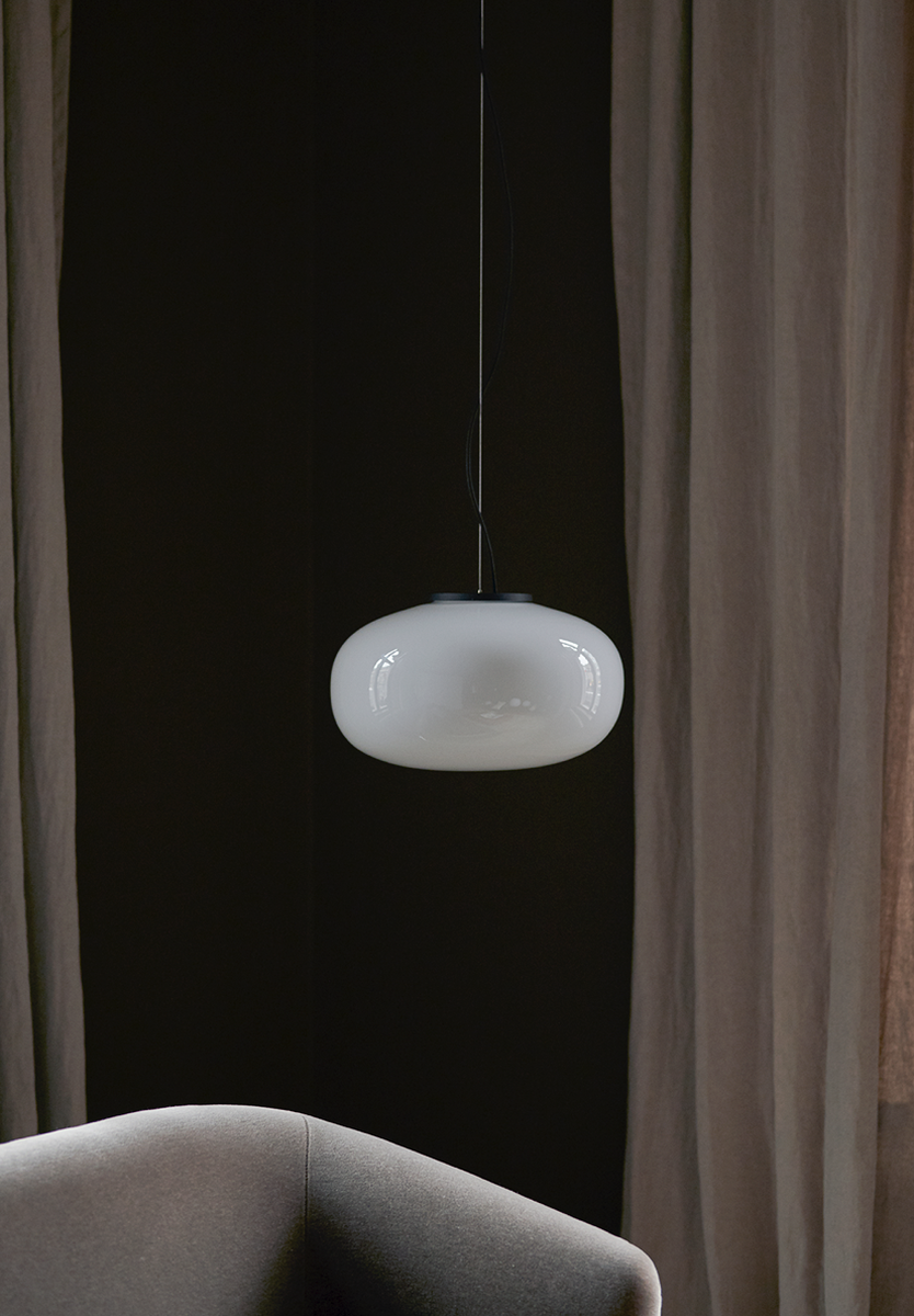 Karl-Johan takpendel - Small - Opal Glass