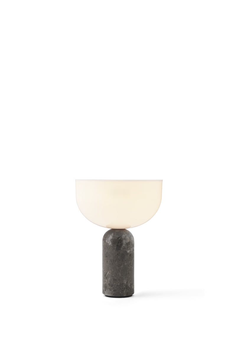 Kizu Portable bordlampe - Grå marmor