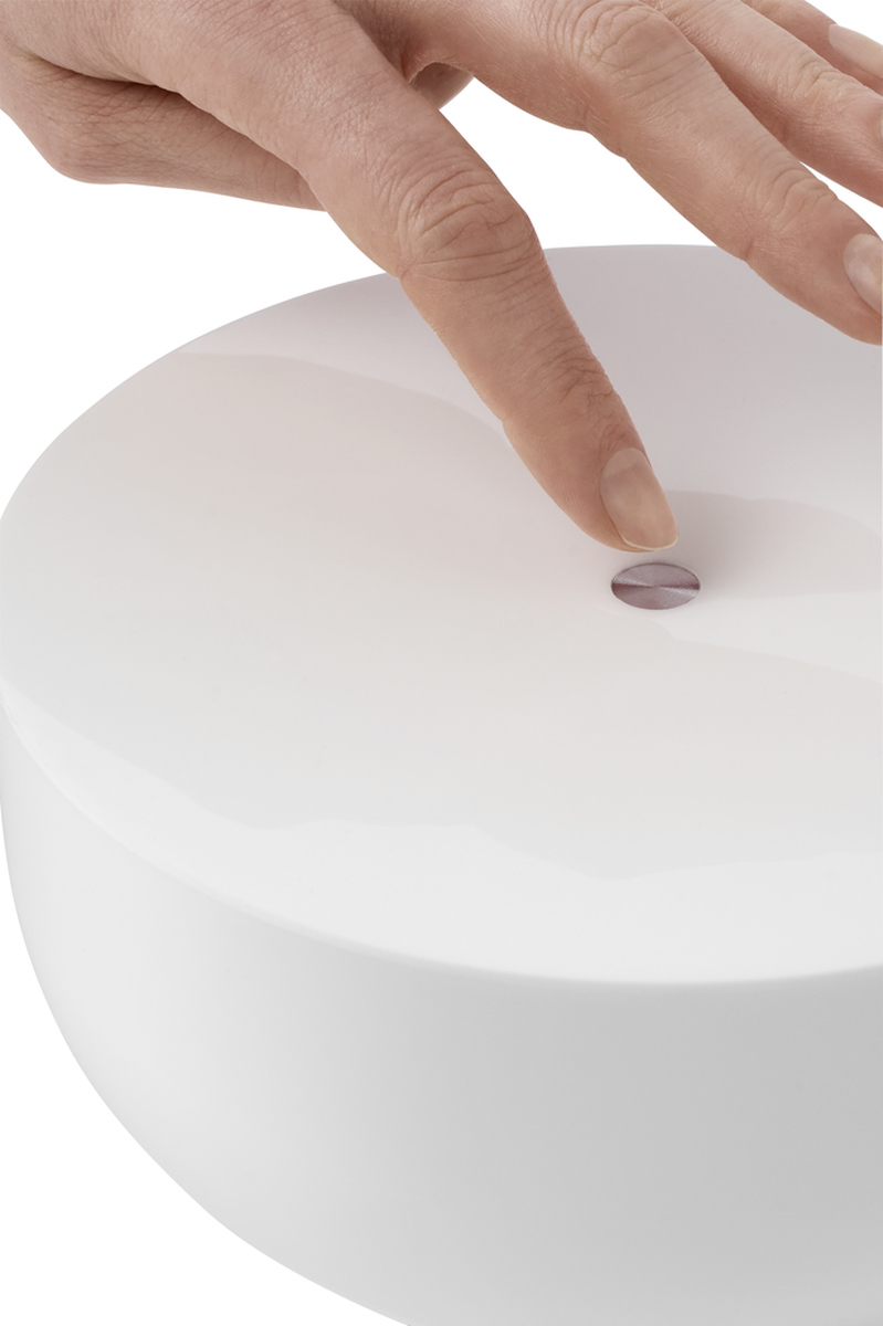 Kizu Portable bordlampe - Grå marmor
