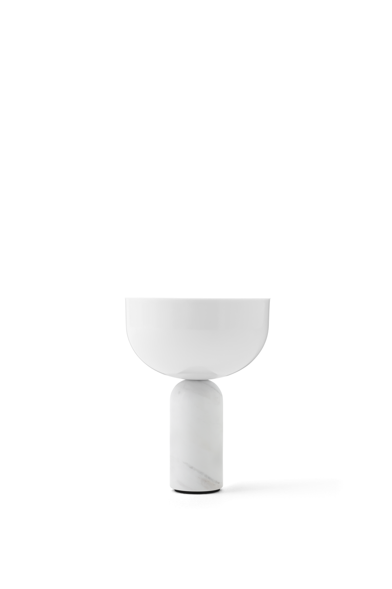 Kizu Portable bordlampe - Hvit marmor