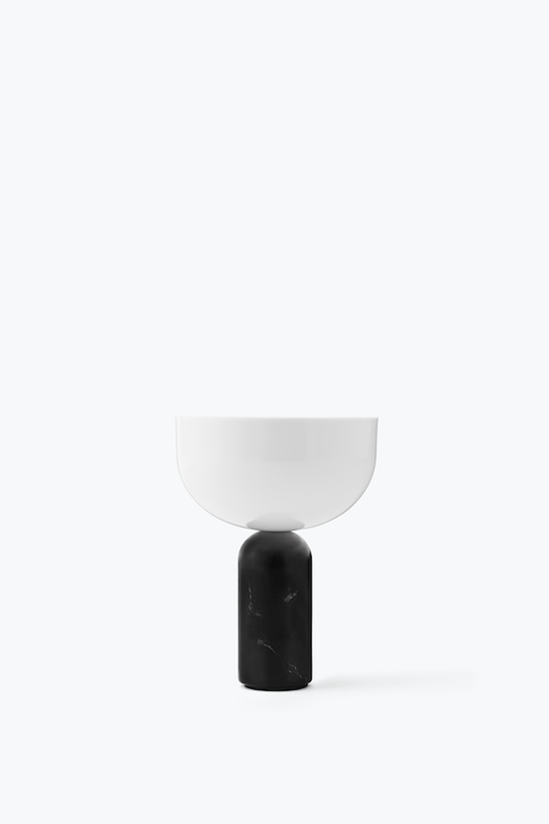 Kizu Portable bordlampe - Svart marmor