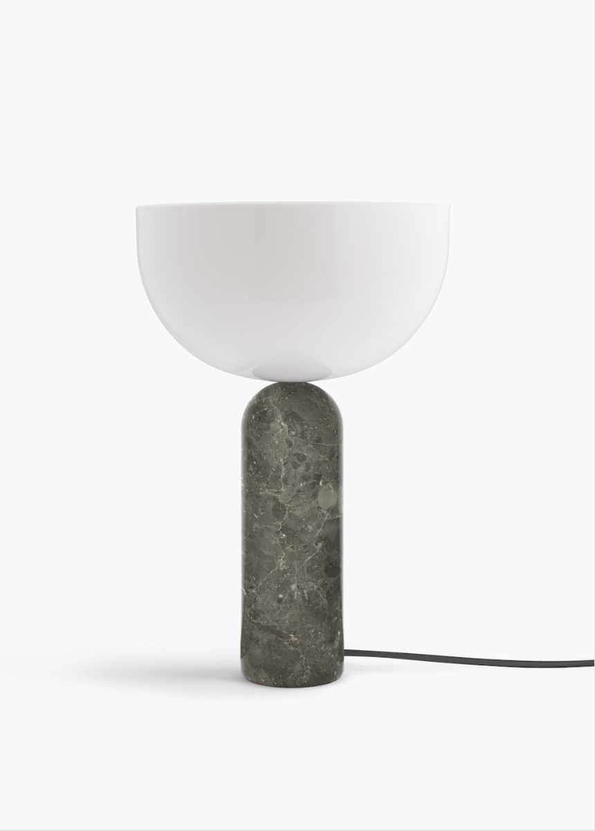 Kizu bordlampe - Gris du Marais Marble - L