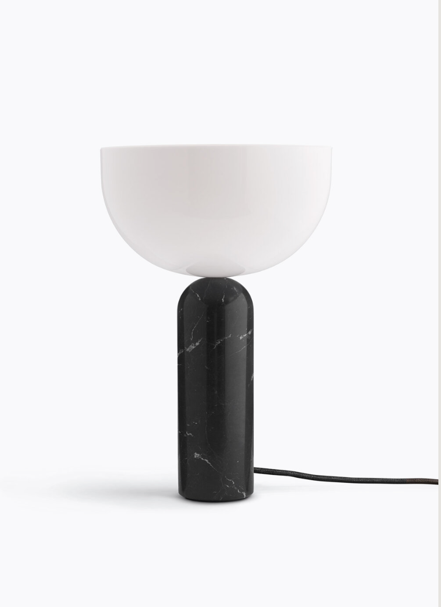 Kizu bordlampe - svart marmor - L