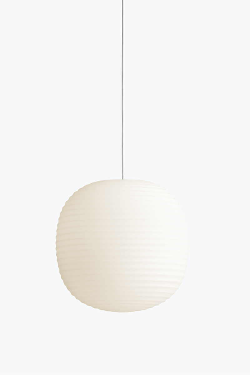 Lantern takpendel medium 30 cm - Hvit