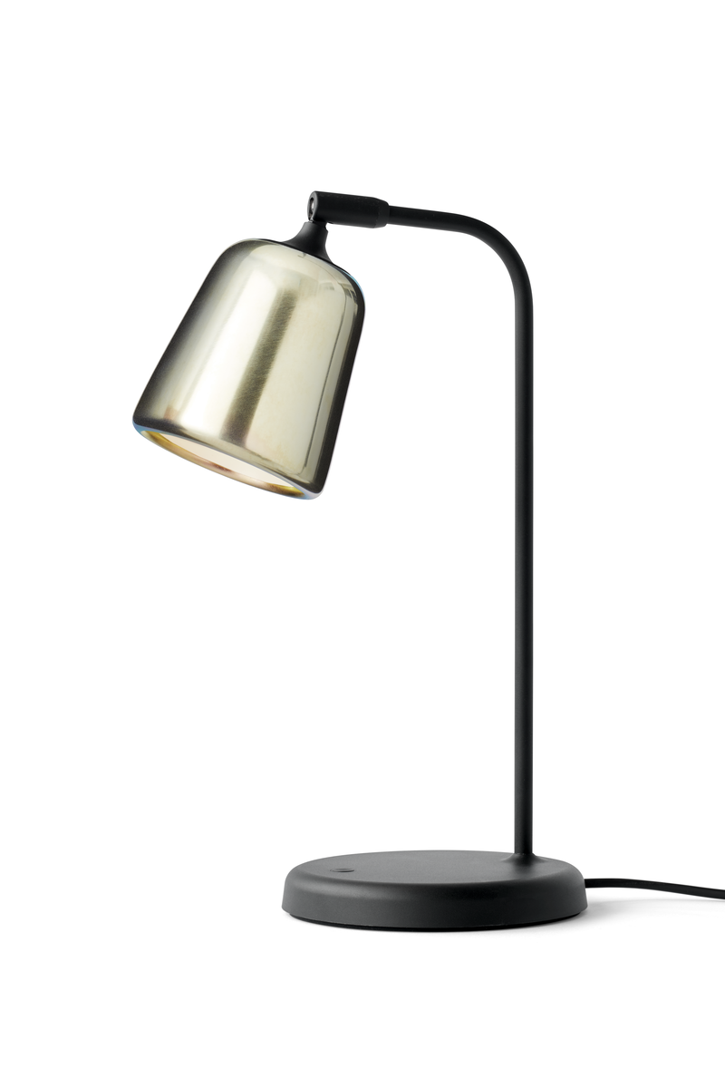 Material Bordlampe - Gult Stål