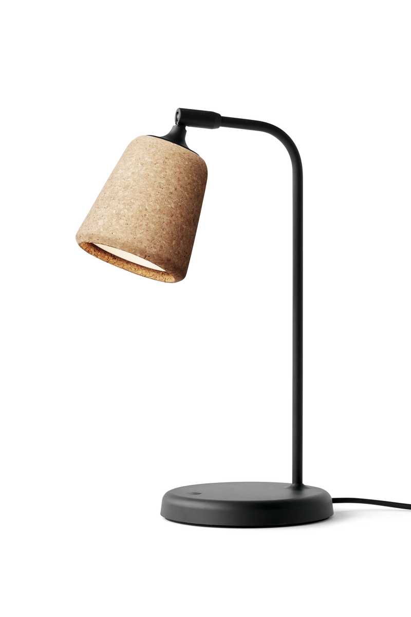 Material Bordlampe - Naturlig Kork