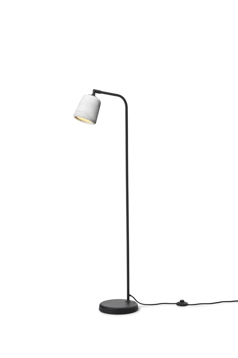 Material Gulvlampe - Hvit Marmor