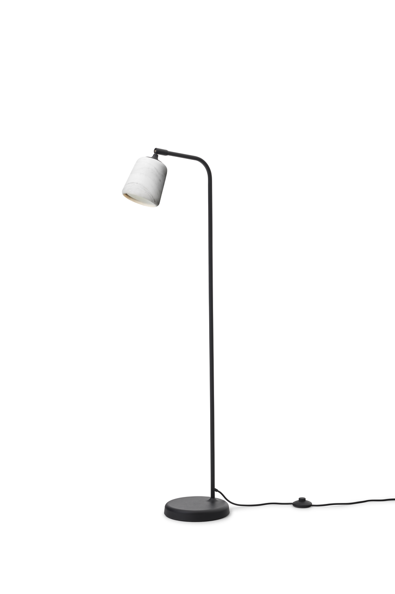 Material Gulvlampe - Hvit Marmor