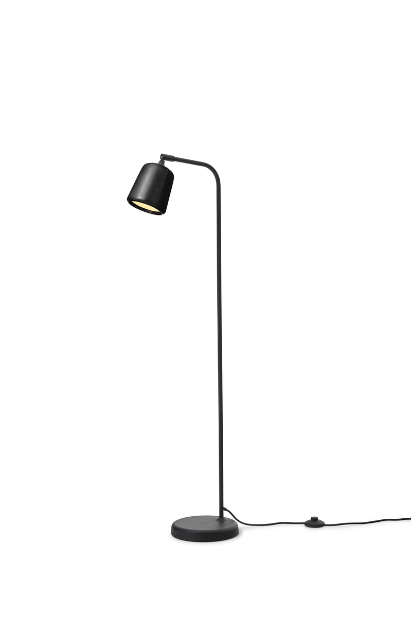 Material Gulvlampe - Svart Marmor