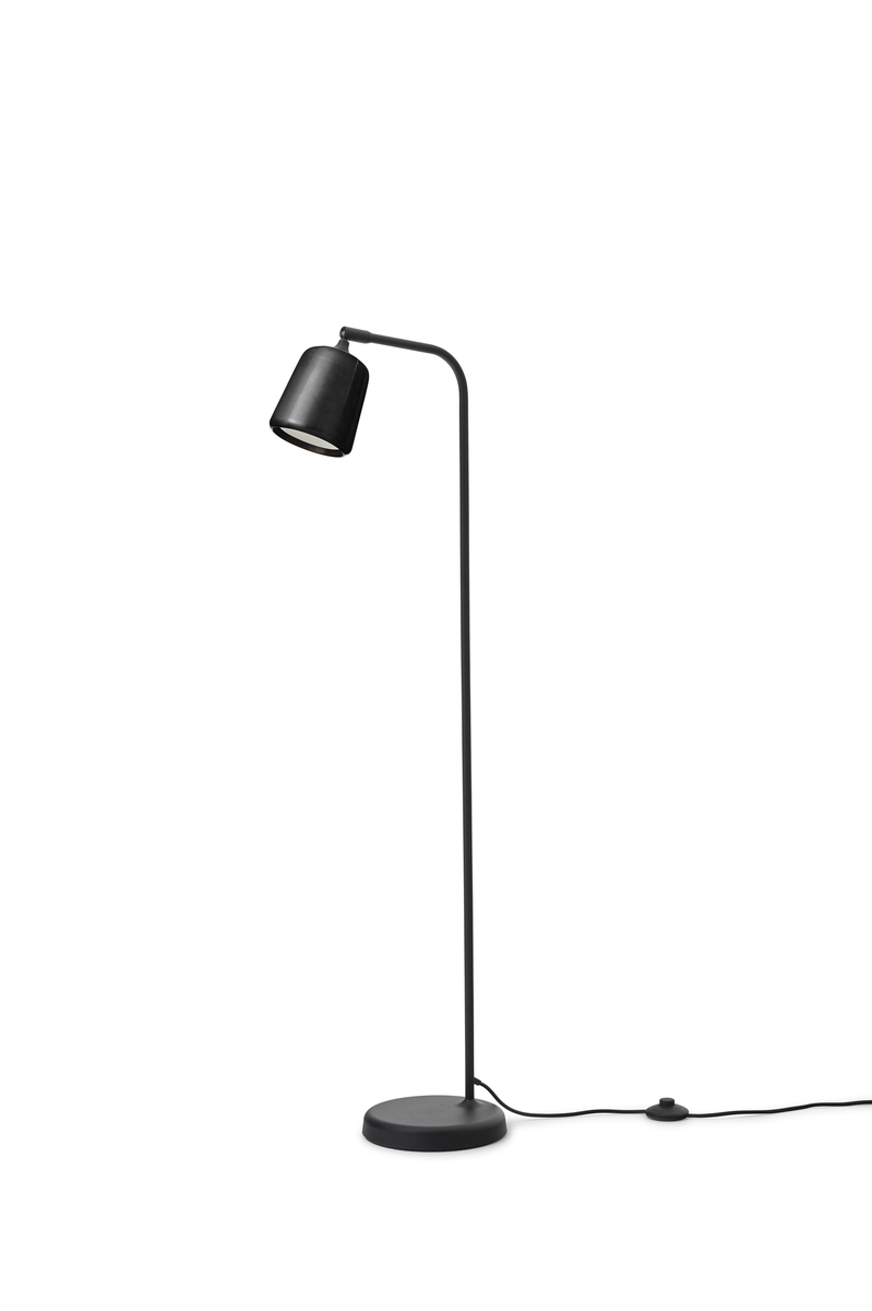 Material Gulvlampe - Svart Marmor