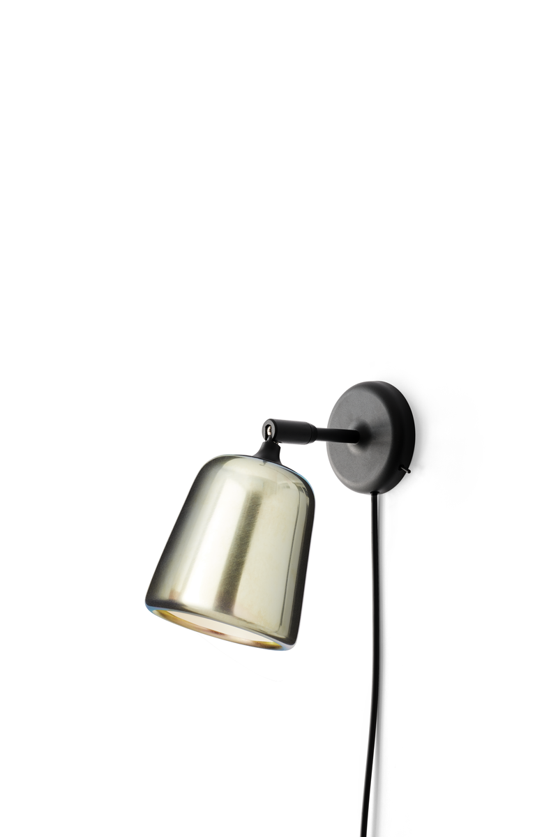 Material Vegglampe - Gult Stål