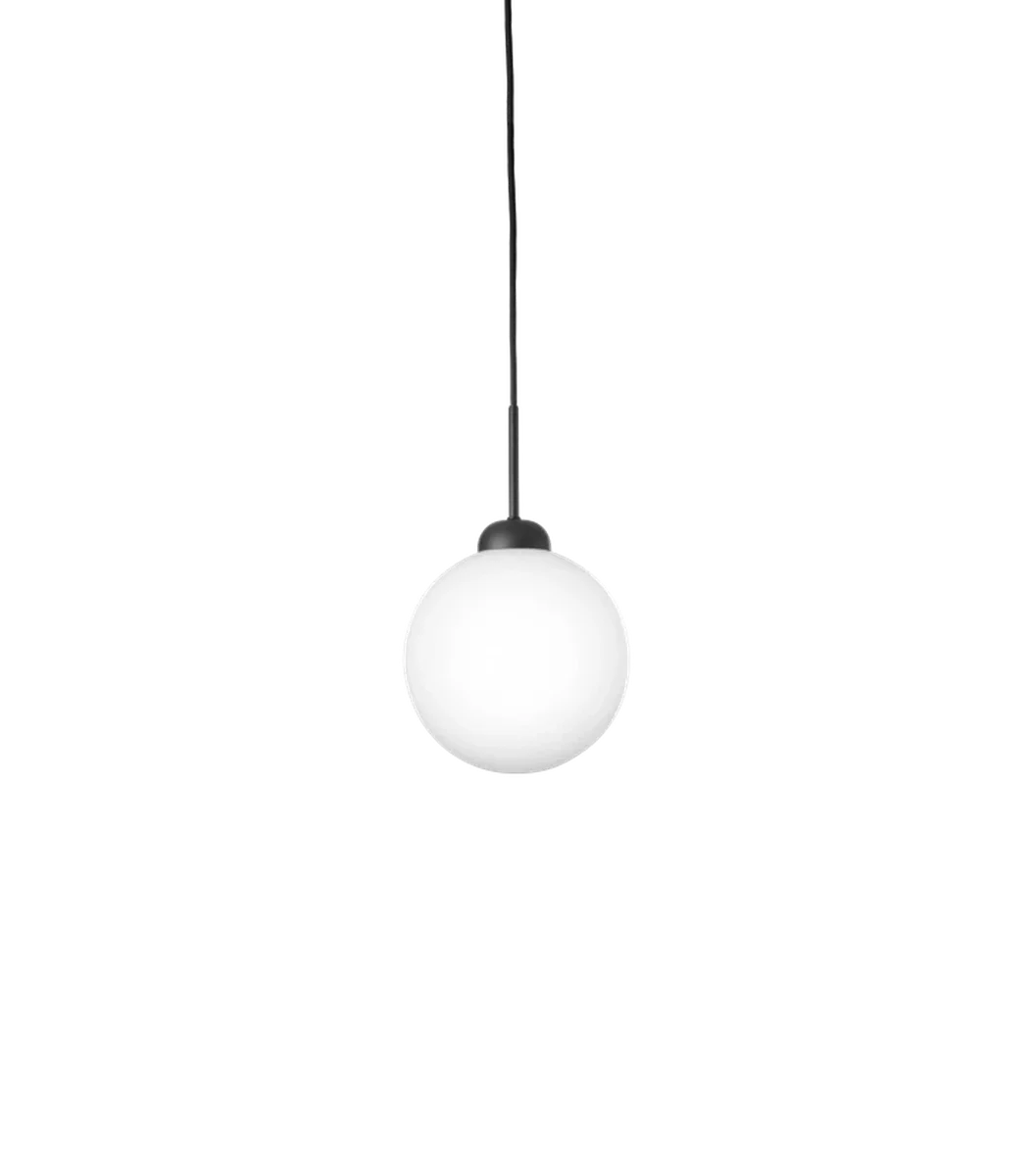 Nuura Apiales 1 taklampe - Satin svart/ opal
