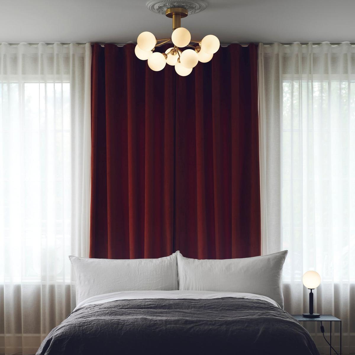 Nuura Apiales 9 taklampe messing/opal