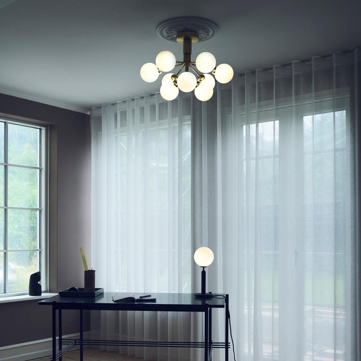 Nuura Apiales 9 taklampe messing/opal