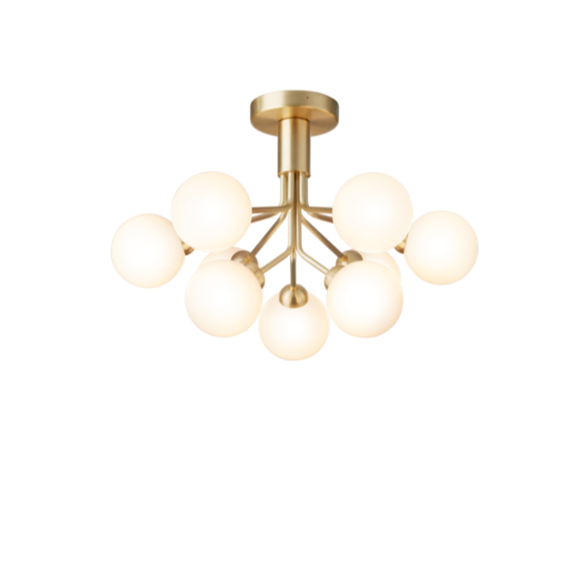 Nuura Apiales 9 taklampe messing/opal
