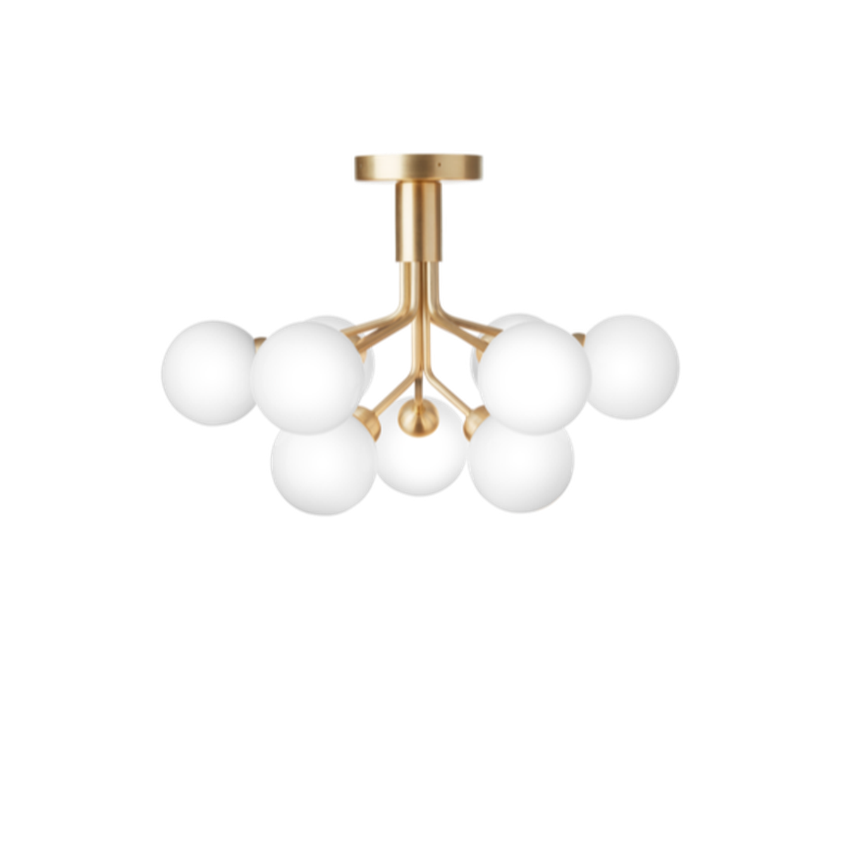 Nuura Apiales 9 taklampe messing/opal