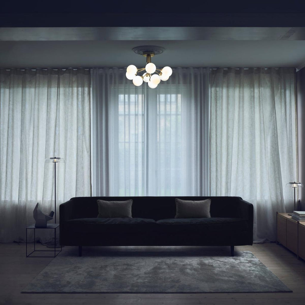 Nuura Apiales 9 taklampe messing/opal