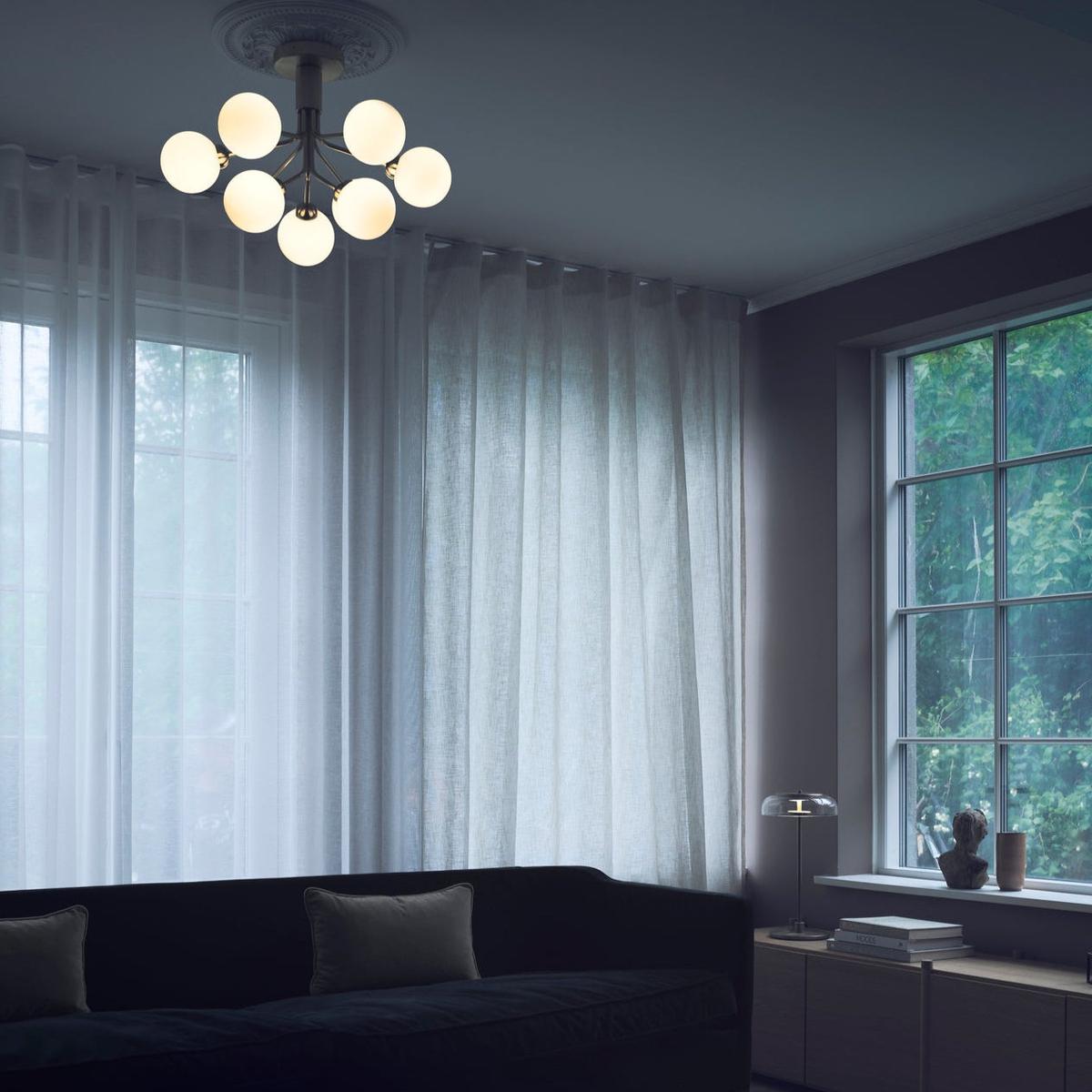 Nuura Apiales 9 taklampe messing/opal