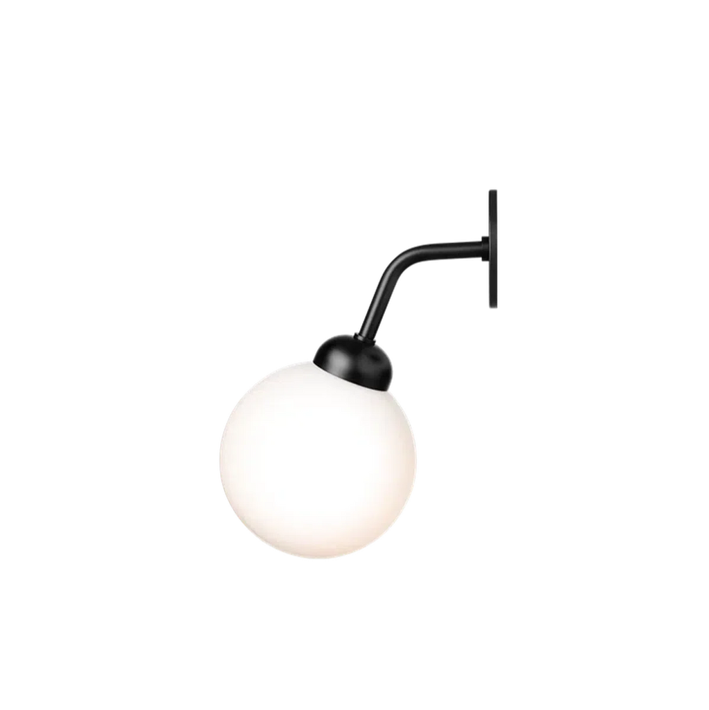 Nuura Apiales vegglampe - direkte montering - Svart/Opal