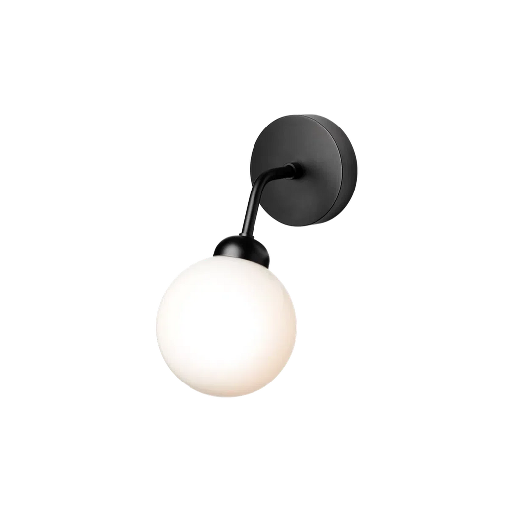 Nuura Apiales vegglampe - svart/Opal