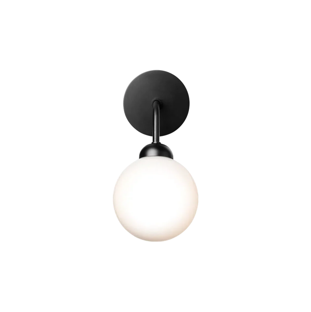 Nuura Apiales vegglampe - svart/Opal
