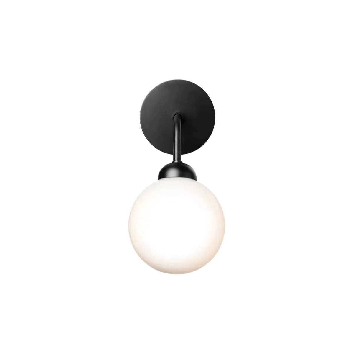 Nuura Apiales vegglampe - svart/Opal