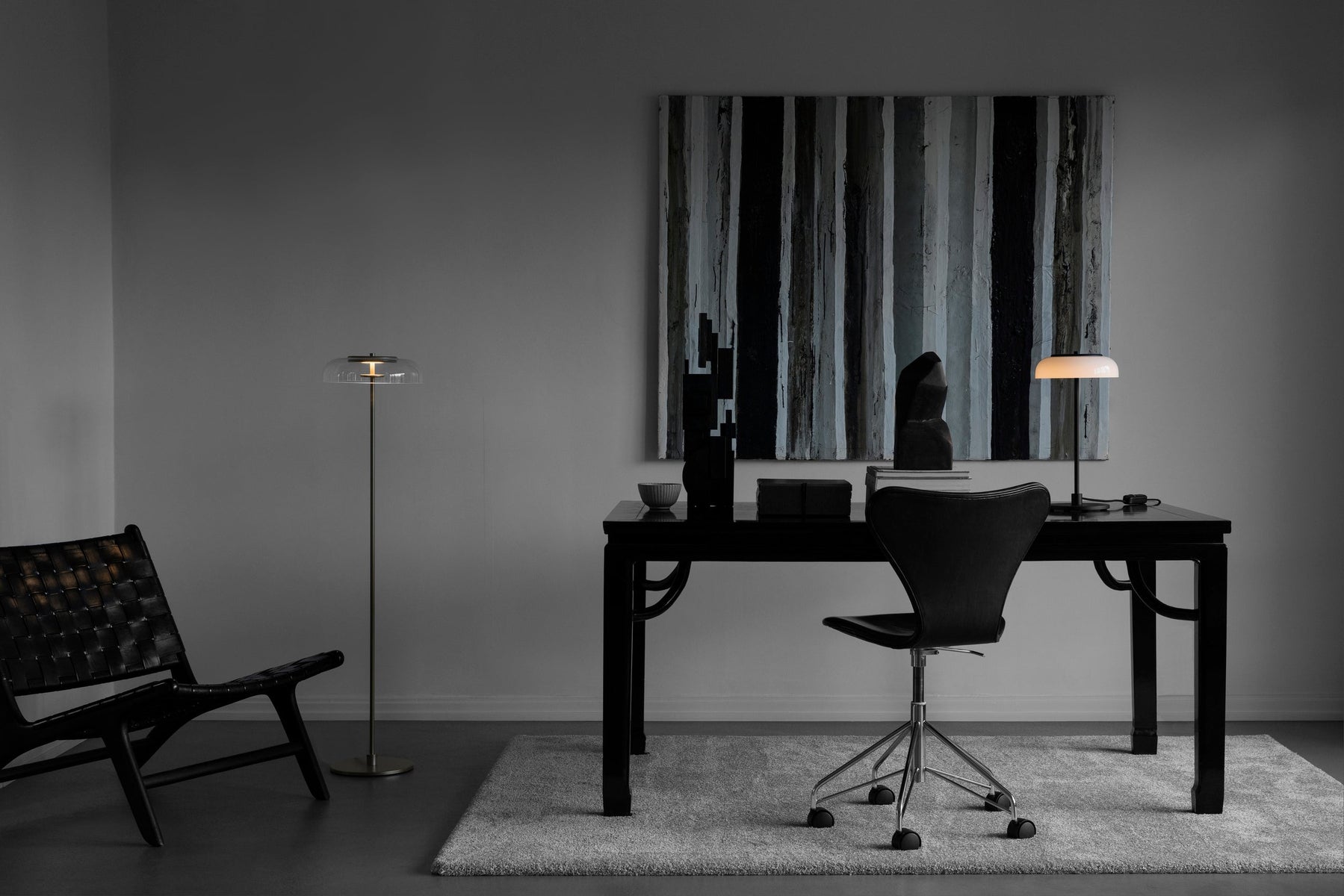 Nuura Blossi bordlampe - svart