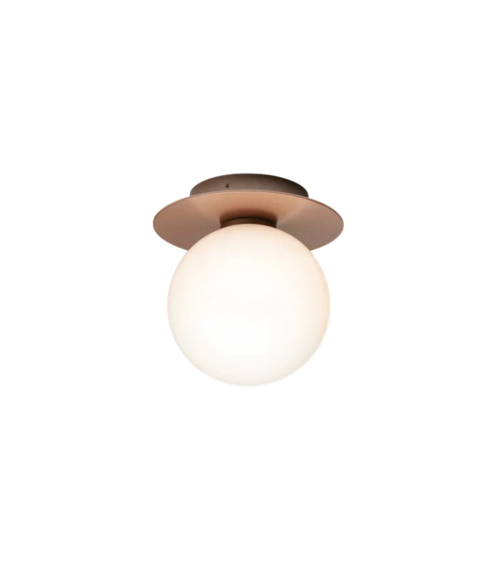 Nuura Liila 1 utendørslampe - mørk bronse/opal