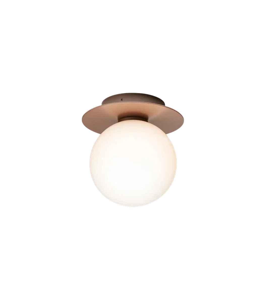 Nuura Liila 1 utendørslampe - mørk bronse/opal