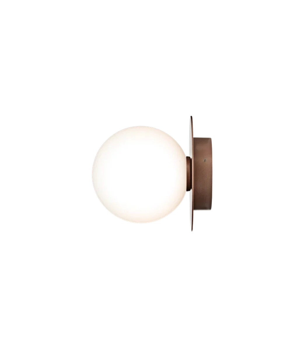 Nuura Liila 1 utendørslampe - mørk bronse/opal