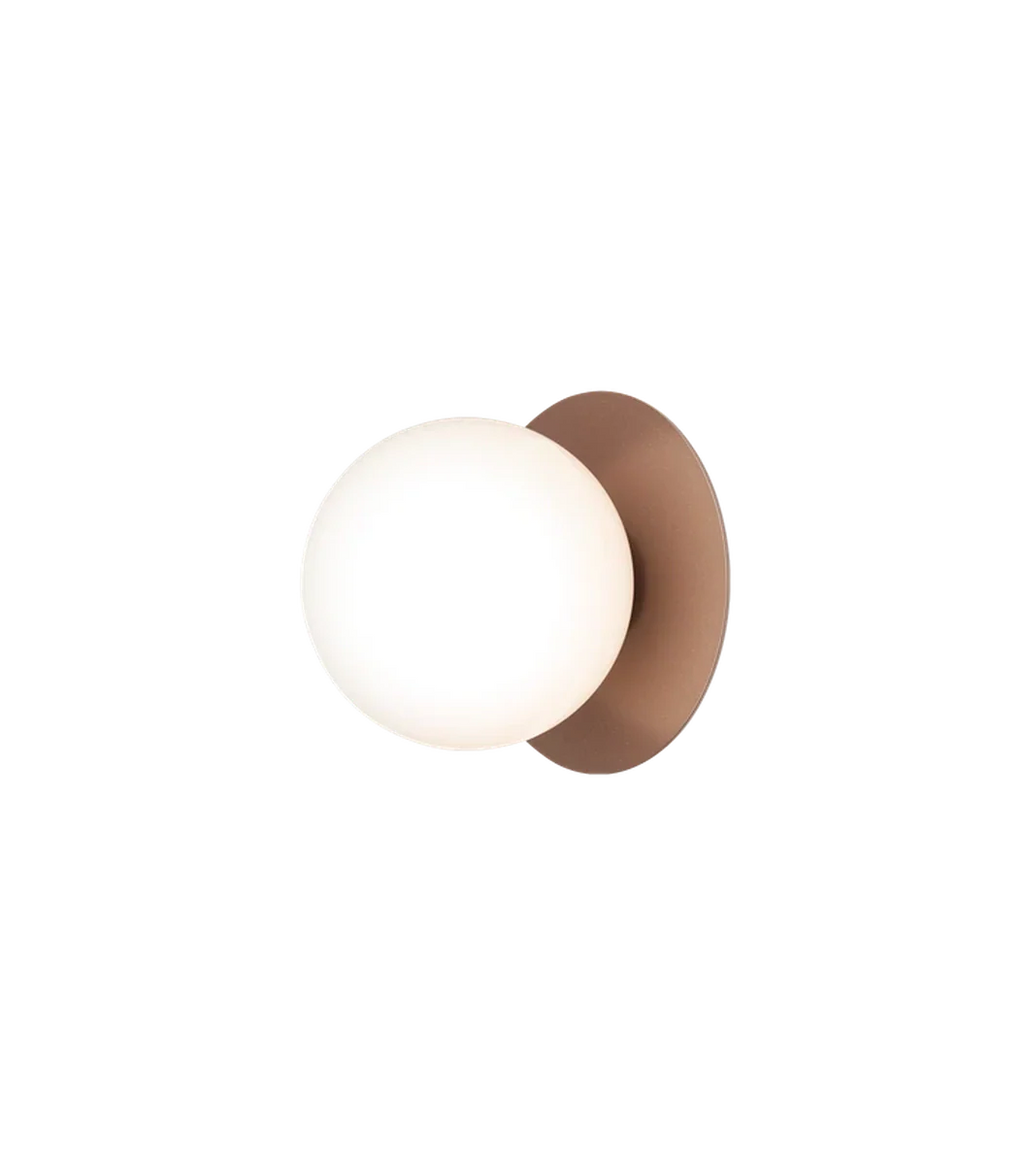 Nuura Liila 1 utendørslampe - mørk bronse/opal