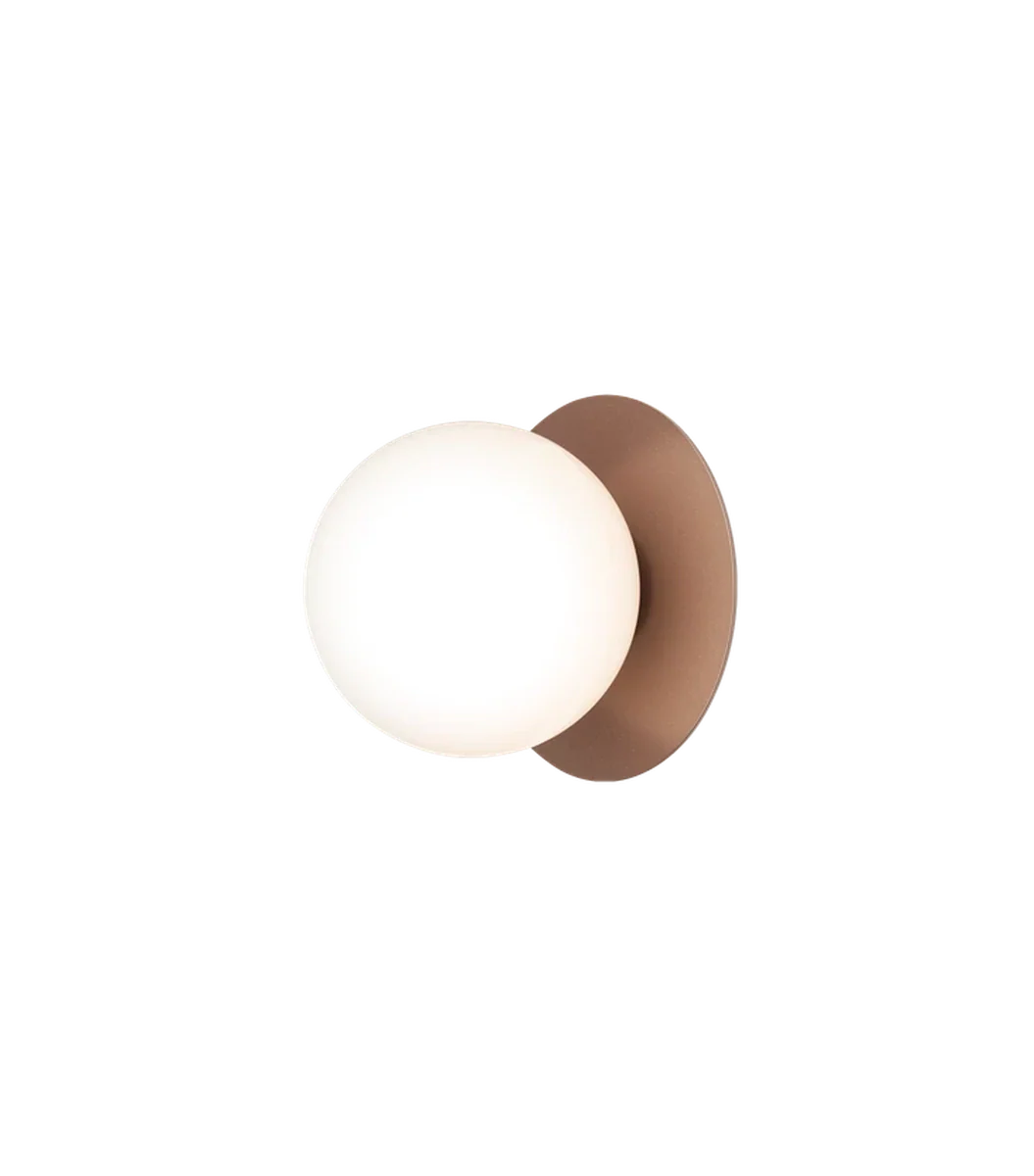 Nuura Liila 1 utendørslampe - mørk bronse/opal