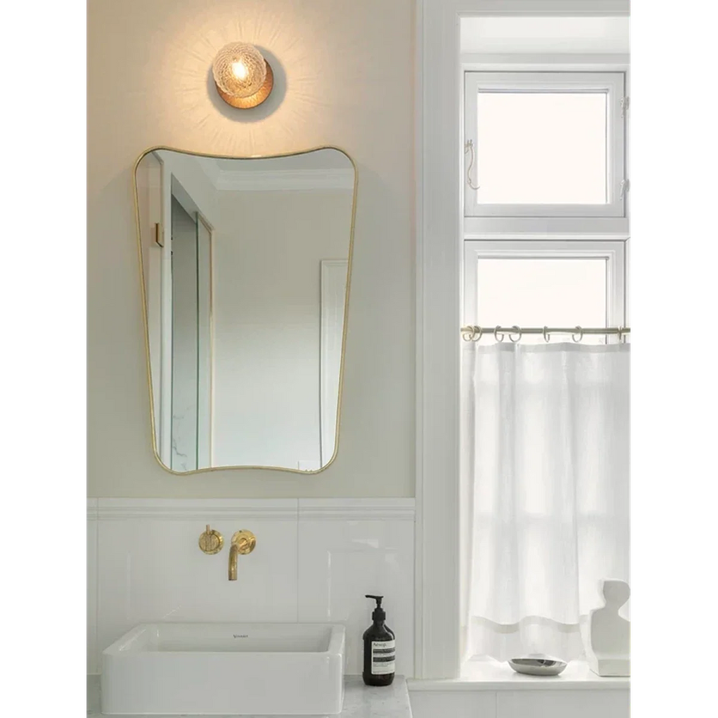 Nuura Liila 1 vegglampe/taklampe - Small - Bronse / Klar