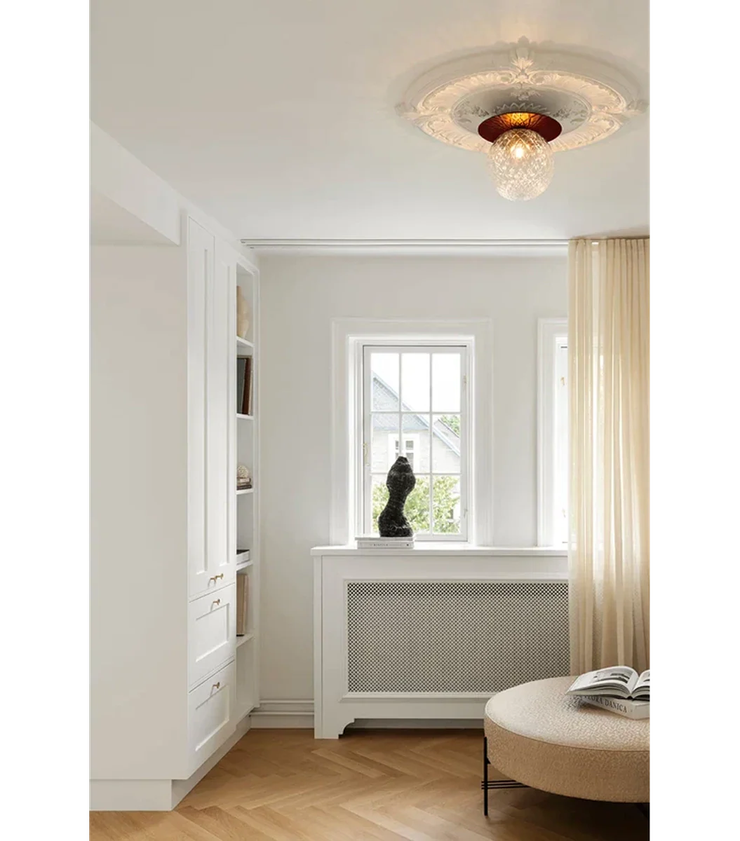 Nuura Liila 1 vegglampe/taklampe - large - bronse / optikk